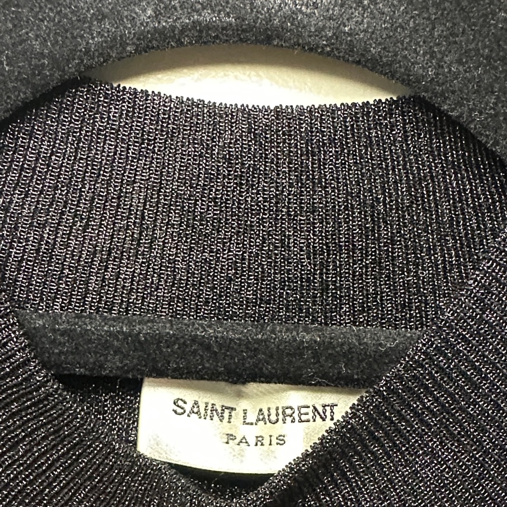 YSL Saint Laurent Black Sleeveless Top - Picture 2 of 6